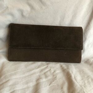 𝅺paragon vintage leather clutch